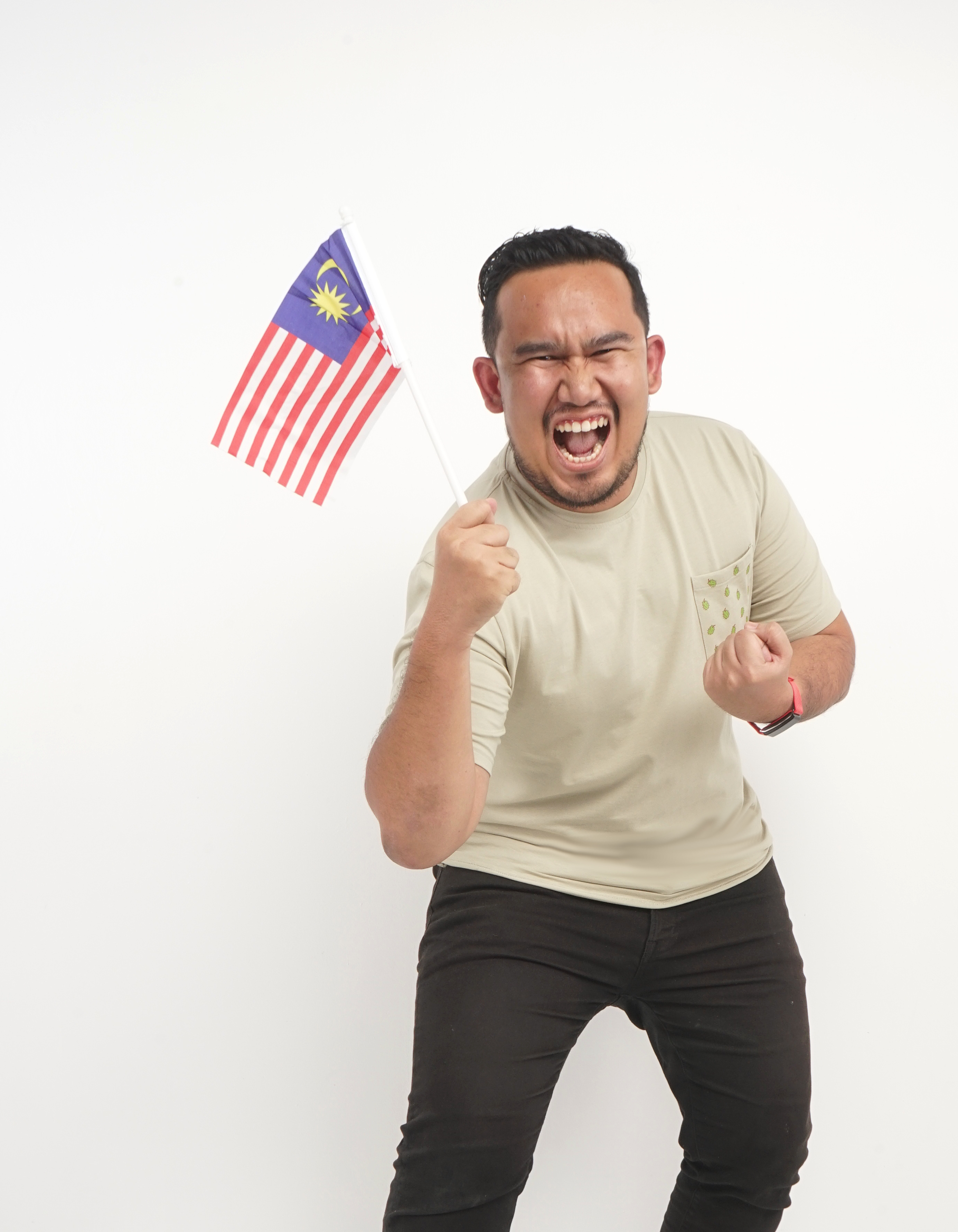 Saya pula memakai XL, sungguh selesa!