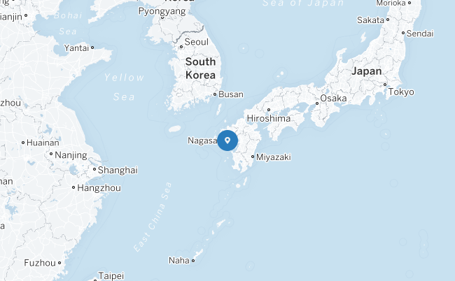 Peta Nagasaki.