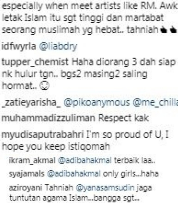 "Awak letak martabat Islam itu sangat tinggi" - Netizen