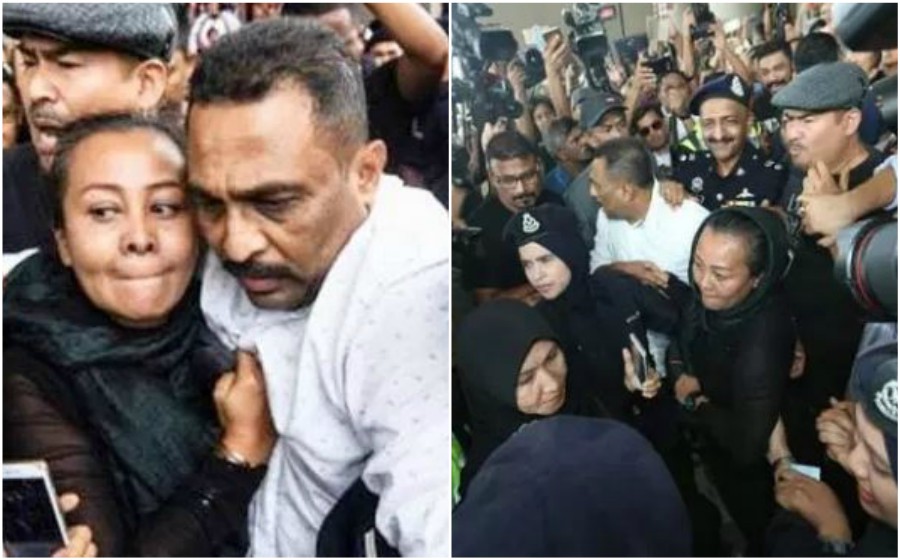 Google Kelibat Ellie Suriaty bersama penyokong Najib.