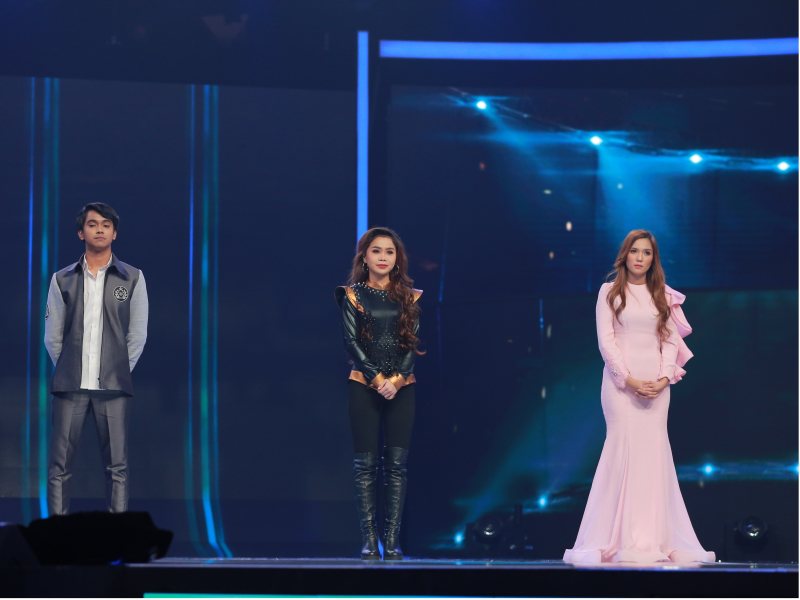 Bottom Three...Ariff Bahran, Wani Kayrie dan Fara Hazel