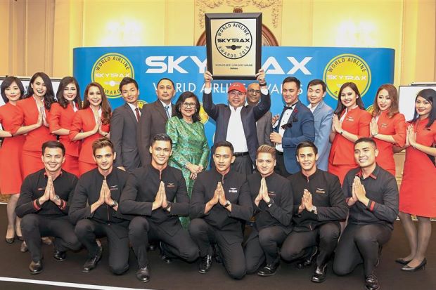 The Star AirAsia at the award ceremony.