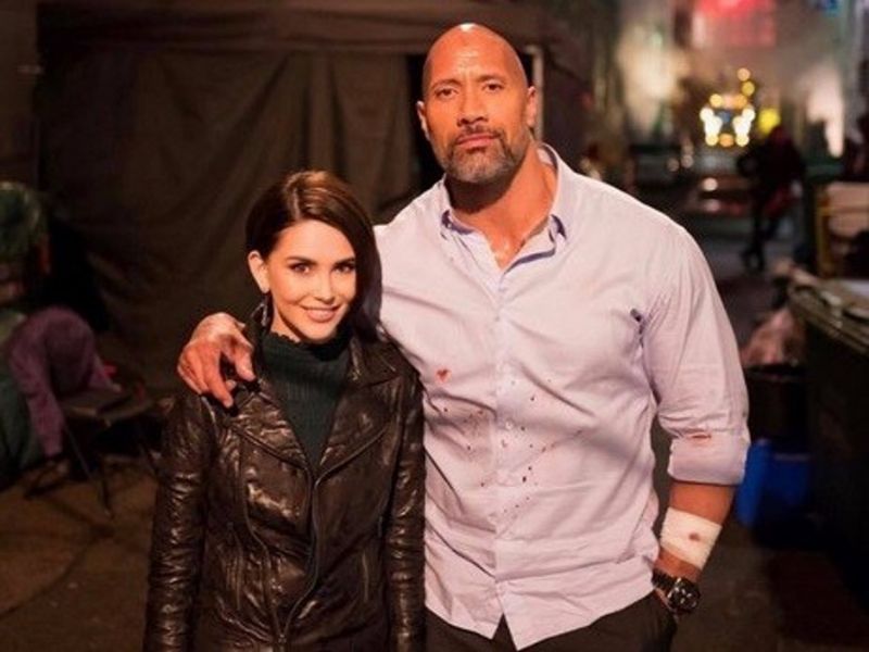 Even Dwayne Johnson couldn't help but gush over the beautiful actress.