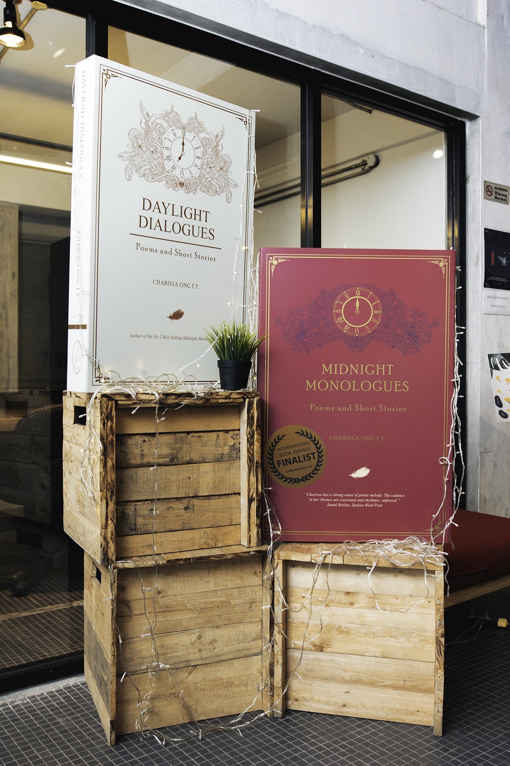 'Midnight Monologues' and 'Daylight Dialogues' are filled with poems and short stories that will linger in your hearts for a long time.