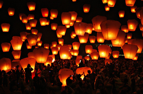 The lanterns in China are next level.