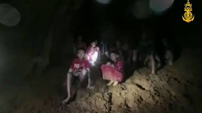 The under-16 football team was found after trapped for nine days.
