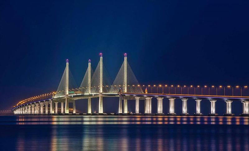 AKA the Sultan Abdul Halim Muadzam Shah Bridge