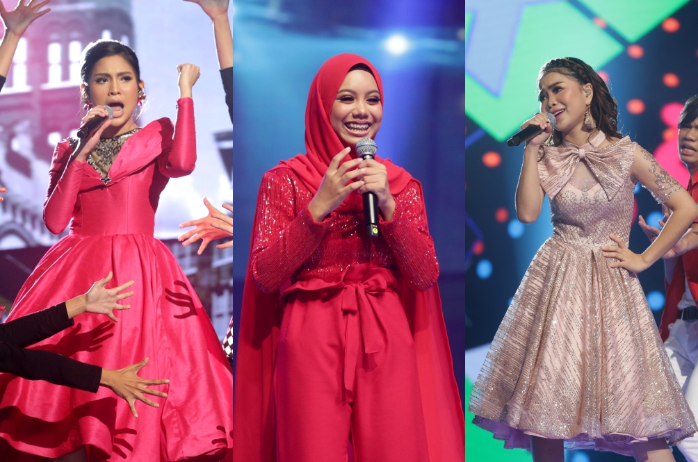 Sissy Iman, Sarah Suhairi dan Wany Kayrie antara peserta yang mendapat perhatian penonton.