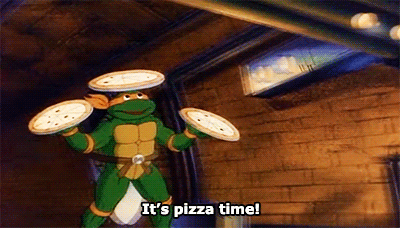 Any time is pizza time.