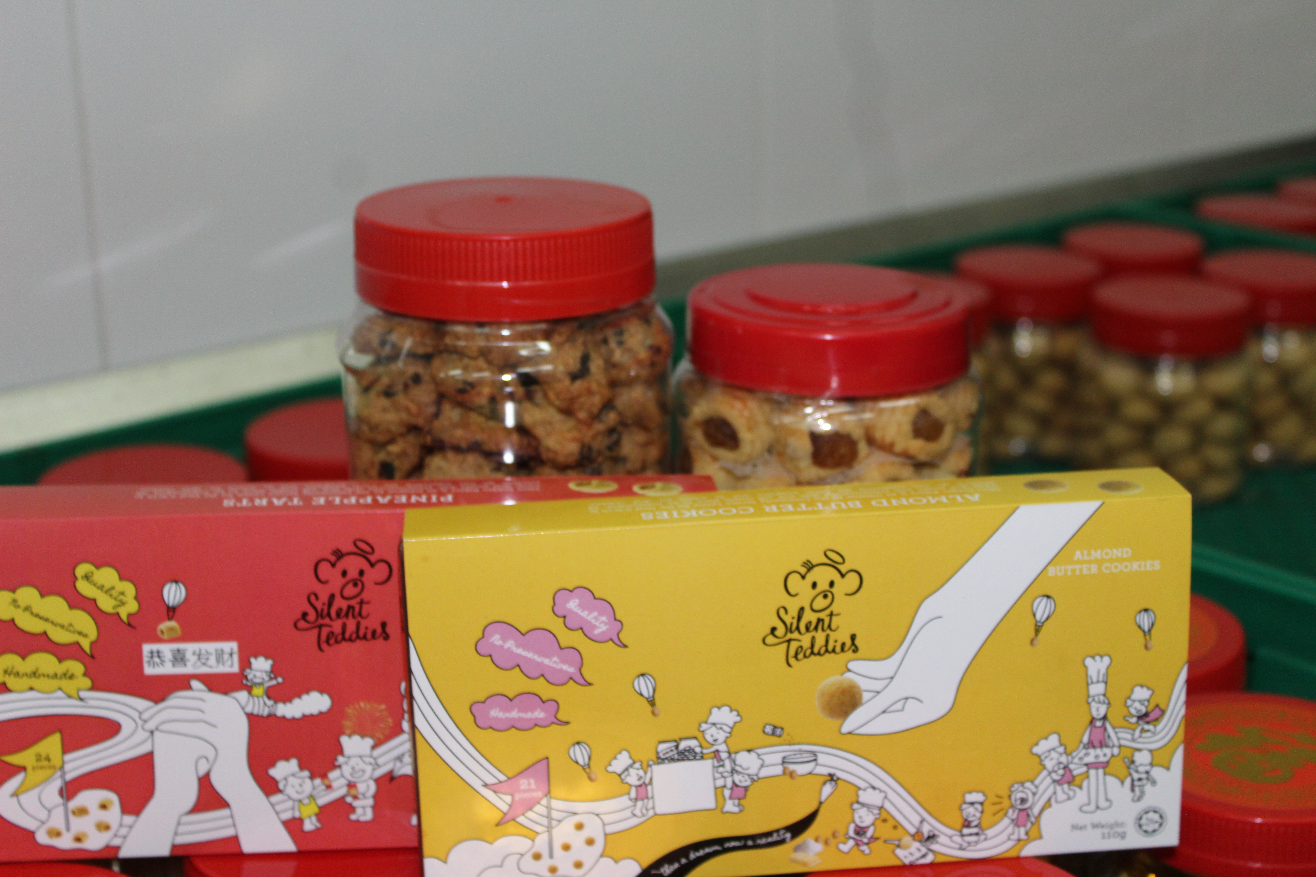 Silent Teddies' signature snacks.